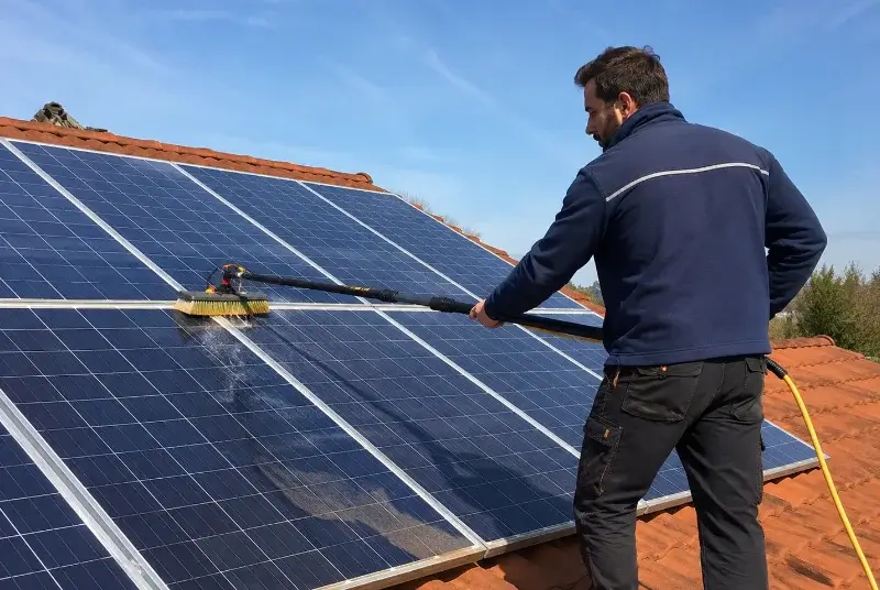 Nettoyage et entretien de panneaux solaires à Bois-de-Céné
