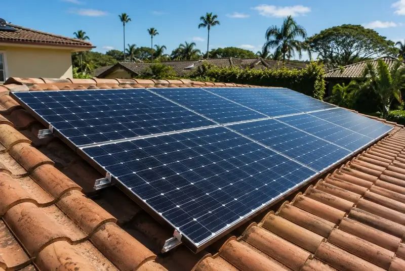 Installation de panneaux solaires à Bois-de-Céné